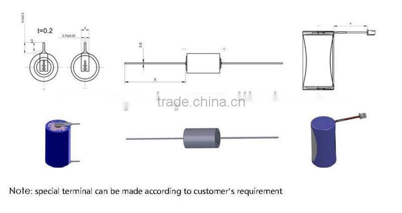 ER18505M battery,A size battery,A size spiral 3.6v lithium battery from Ramway
