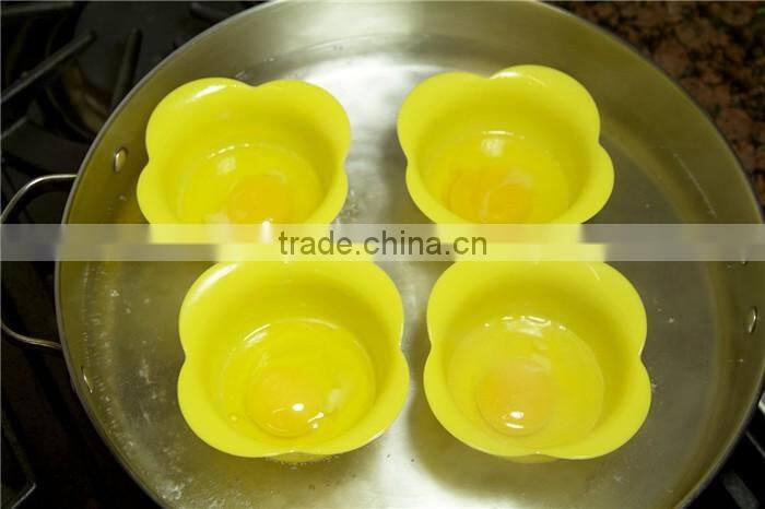 Silicone Egg Poacher Cook Poach Pods Kitchen Cookware Poached Baking Colorful Egg Cups Microwave Egg Cooker Silicone Egg Poacher