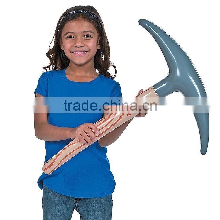 lightweight plastic inflatable axe toy for party