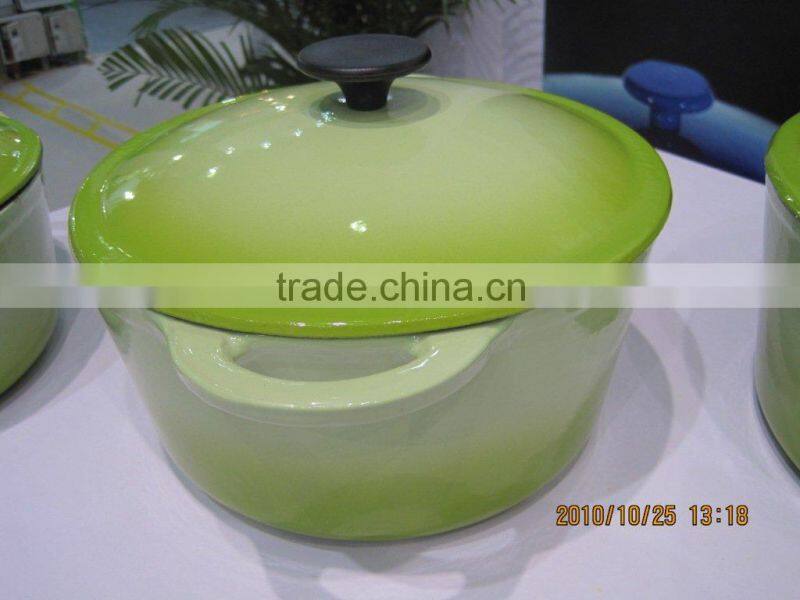 cast iron enamel stock pots
