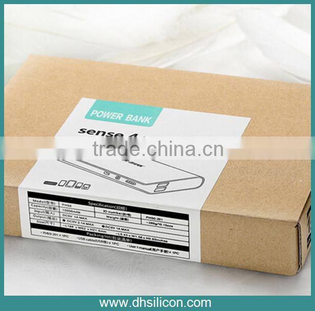 Hot selling/new design/RoHs,CE certificatied 15000mAh mobile power supply