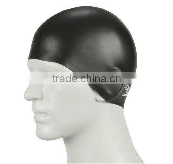 Fashionable Best Quality adult or kid size customized logo printing waterproof silicone swimming cap