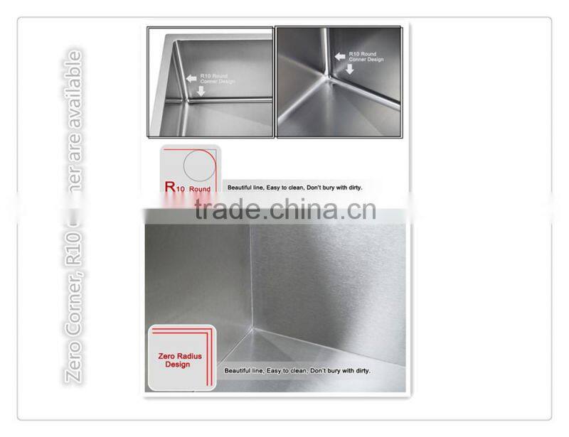 China Manufacture Housestar stainless steel used washing mashine sink Stainless Steel Kitchen Sink With Drain Board - 8047A