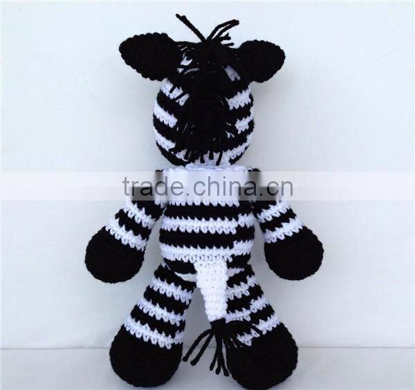 Crochet Stuffed Zebra amigurumi Toy