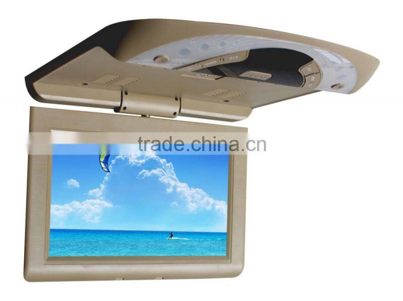10.1 car monitor with hd input flip down car monitor