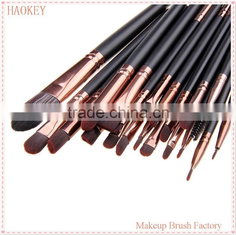 Wholesale 20 Pcs Pro Makeup Set Powder Foundation Eyeshadow Eyeliner Lip Cosmetic Brushes