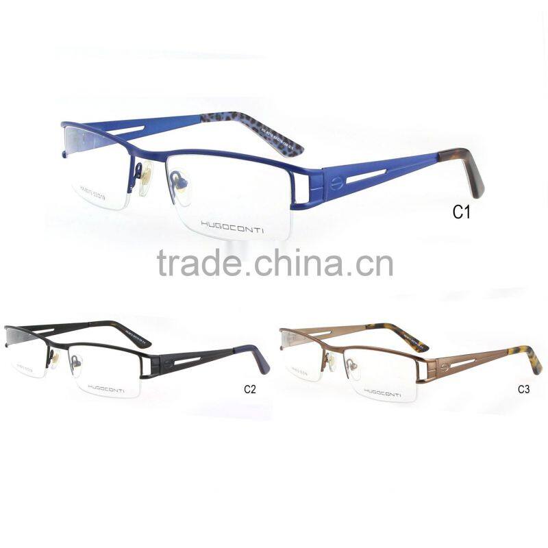 Half Frame Classic Metal Optical Frame