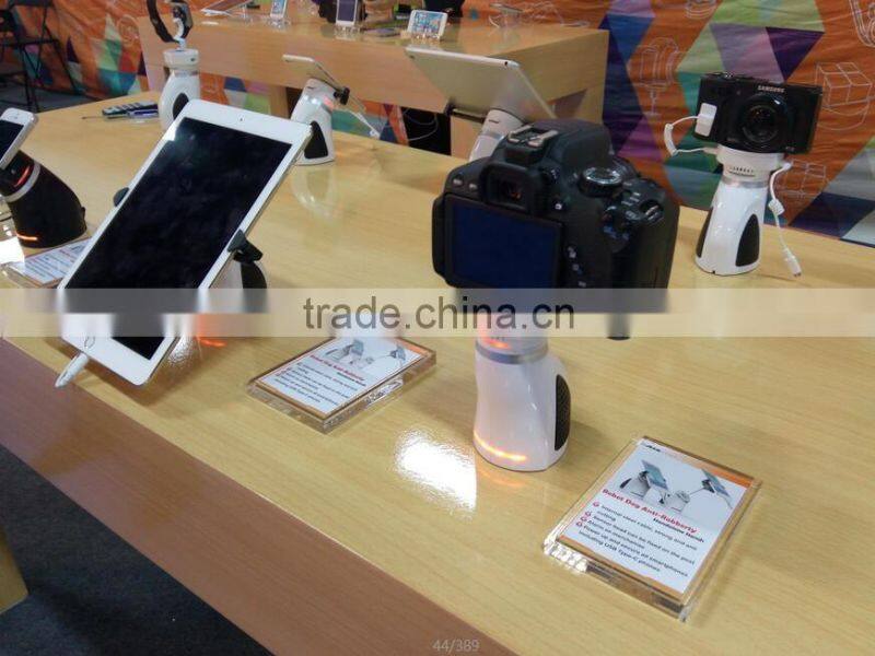 Hot sale acrylic cell phone security display holder with alarm