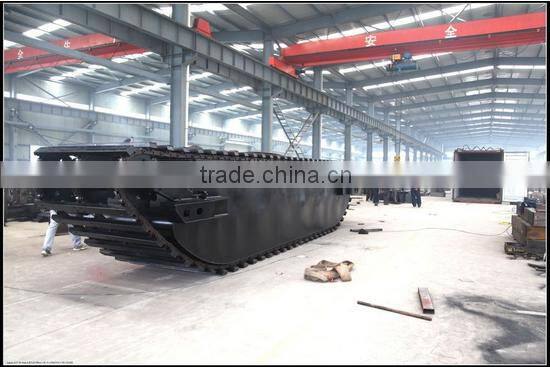 amphibious excavator pontoon
