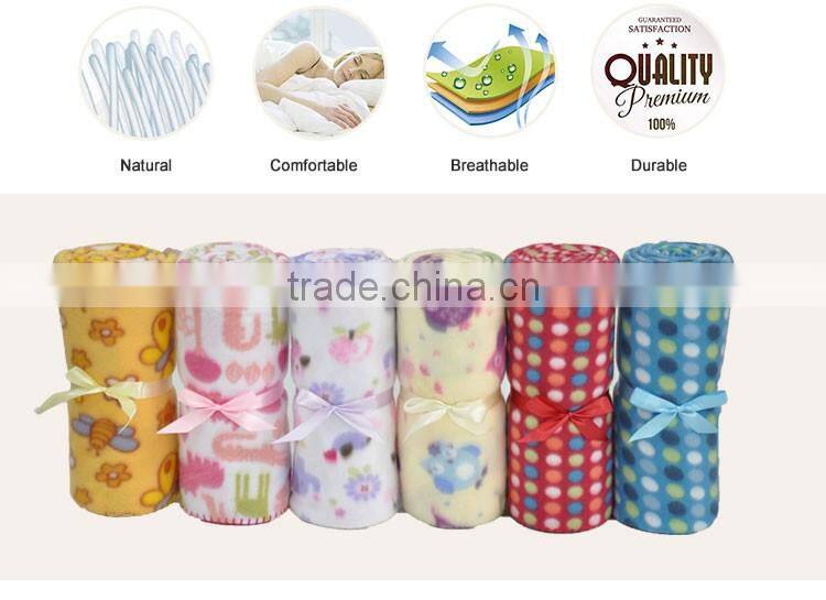 Hot Selling Polyester Girl Printed Blanket