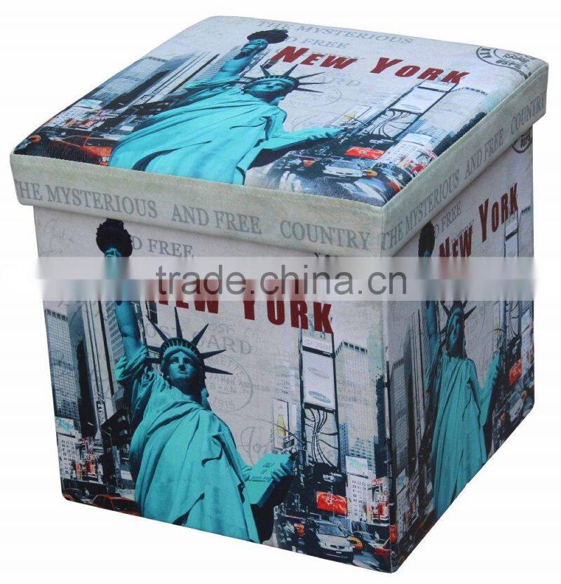Modern! New York folding storage ottoman