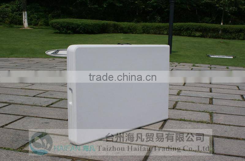 adjustable plastic 8 seater dining table/240cm high quality folding dining table