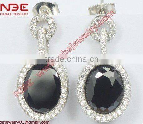 Fashion cheap 925 silver hook earrings jewelry,low price good quality cz jewellery,AAA grade cubic zirconia silver drop earrings