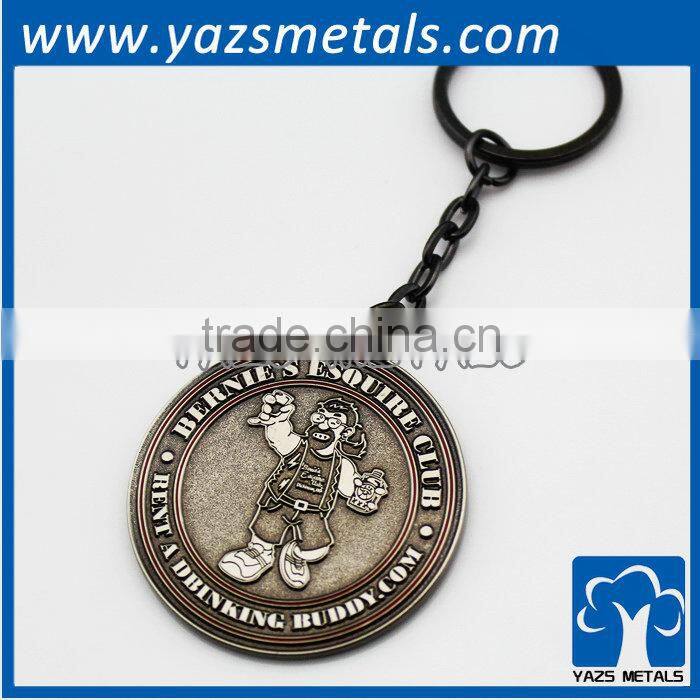 Hot sales advertising custom metal key chaim pendent