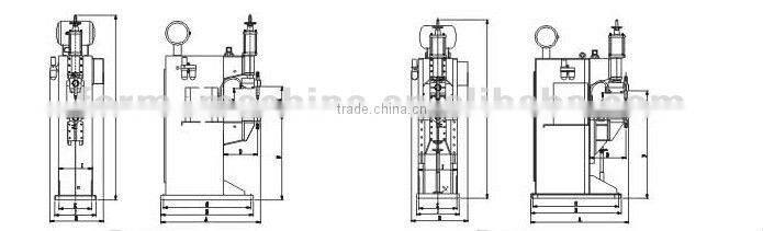 Solar water heater straight and circular seam welding machine with high quality