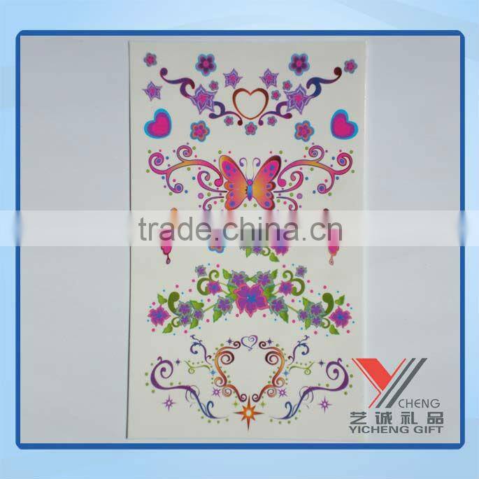 Cute Cartoon Water Nail Tattoo Stickers For Girls