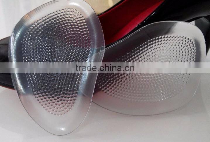 Foot Care Factory High Quality Pain Relief silicone gel insoles Forefoot Metatarsal cushion pad