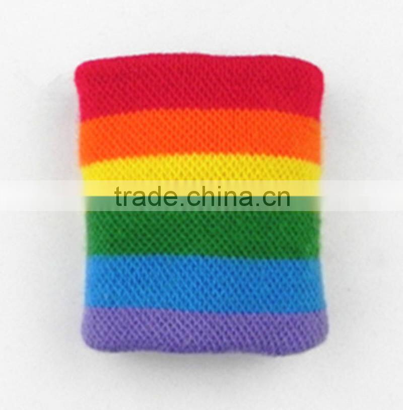Fashion style China custom beautiful pure cotton towel wristbands
