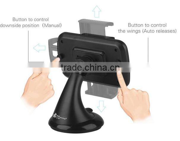 Silicon sticky phone holder sucker car dash mount car cradle for ipad