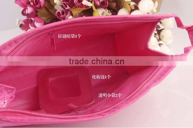 High quality clear plastic zippered storage bag with new design