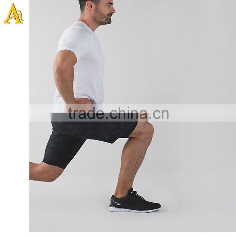 Customized colorful printed Mens gym shorts