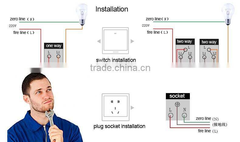 High Quality Bakelite Material Doorbell wall switch