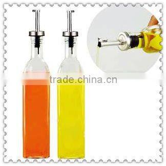 500ml empty glass bottle for cooking oil in kitchen