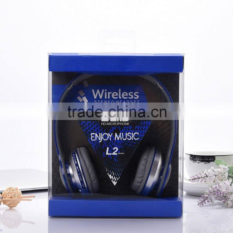 Folding Wireless Bluetooth Headsets LED lights Headphones