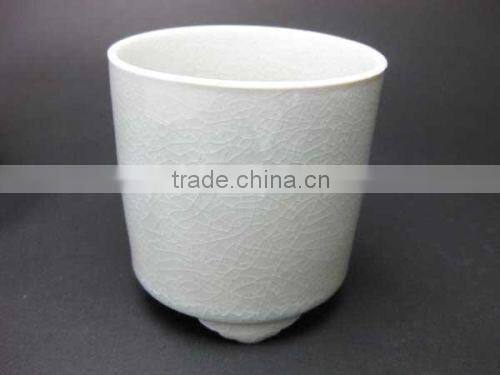 Kohgen Koh Cafe`s Original ceramic incense burner crackle mouse celadon porcelain, seto Japanese ware