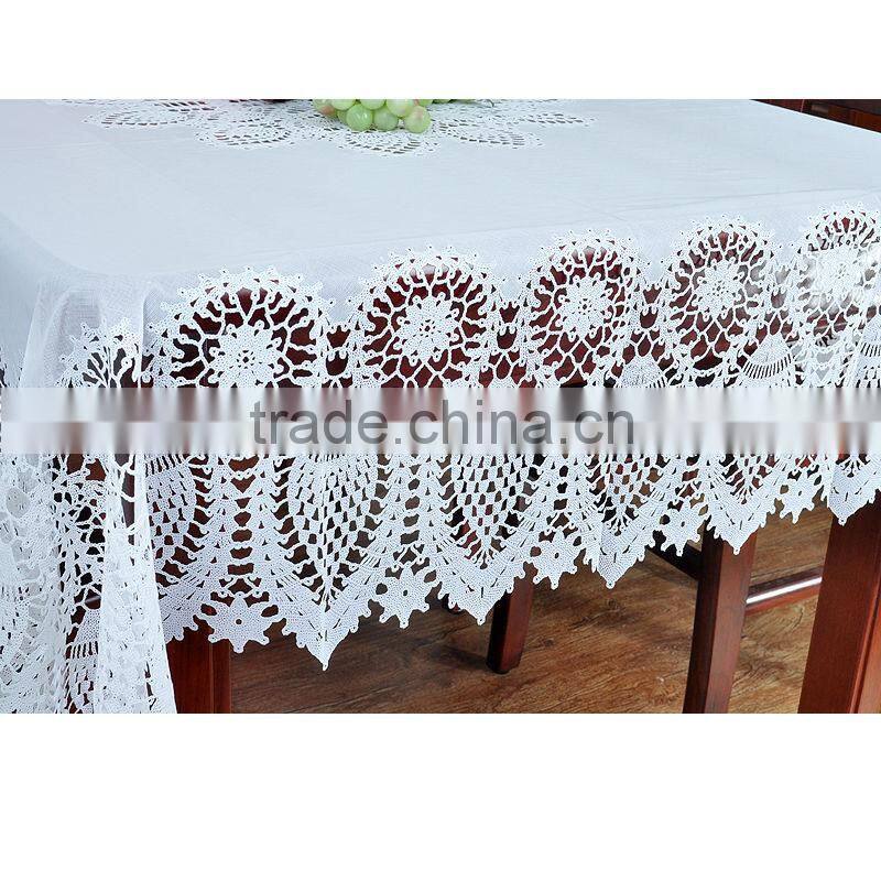 CROCHET PVC TABLECLOTH - ZT-304 137X182CM