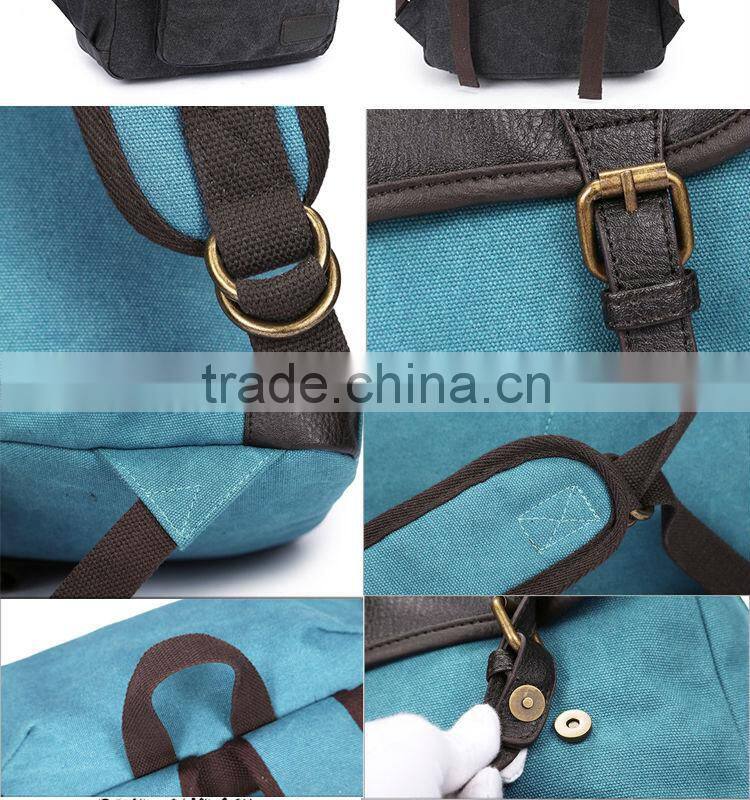 2015 hot sale fashion machinery sale teenager canvas school bagpack