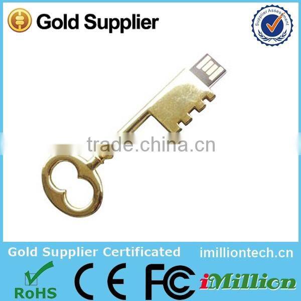 Old Key USB 8gb, Metal Gold USB Key