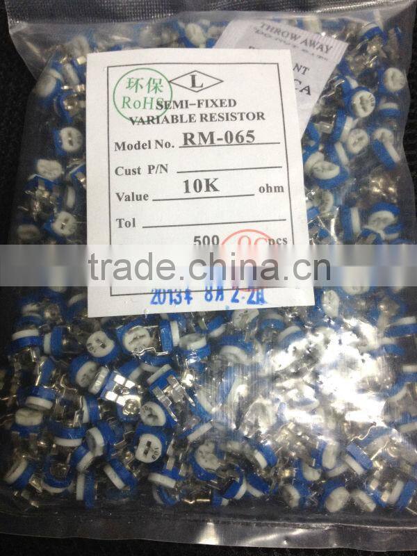 103 trimmer resistor/adjustable resistors/carbon trimmer resistor/variable resistor/adjustable potentiometers/resistor prices