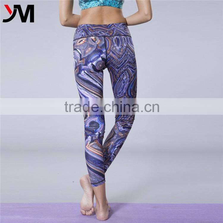 New Design Fashion Sport Yoga Pants Custom Colorful Women Long Pants
