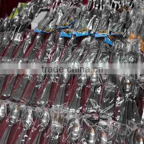 Top quality cutlrey 4 pcs set western tableware set stainless steel knife fork and spoon