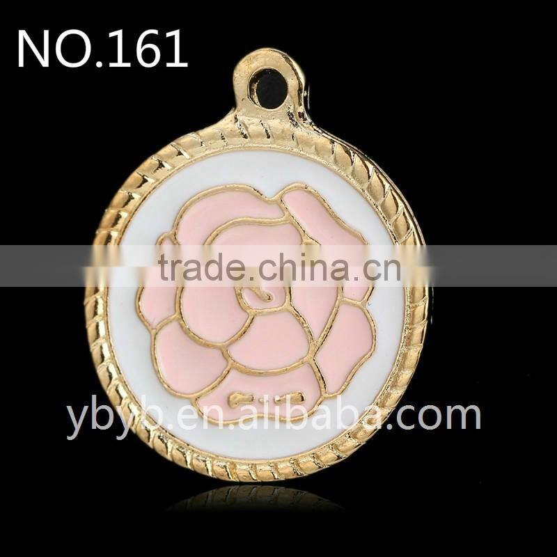colorful cheap alloy pendant for zipper and jewelry making