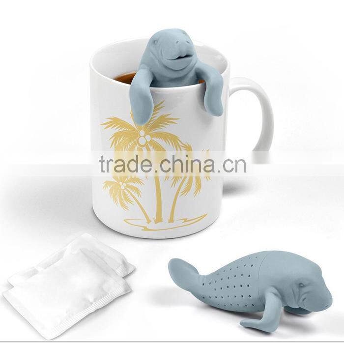 Cute Silicone Shark Infuser Loose Tea Leaf Strainer