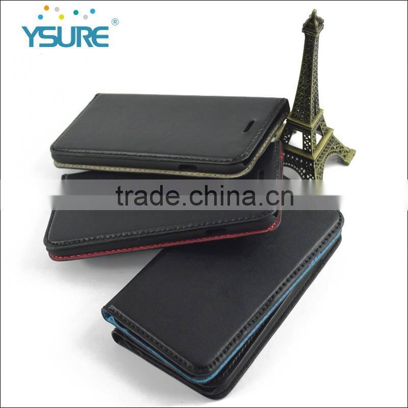 2016 Hot Sales Simple Style Real Leather Cases for iphone6 Suitable for Business Man with Card Slot