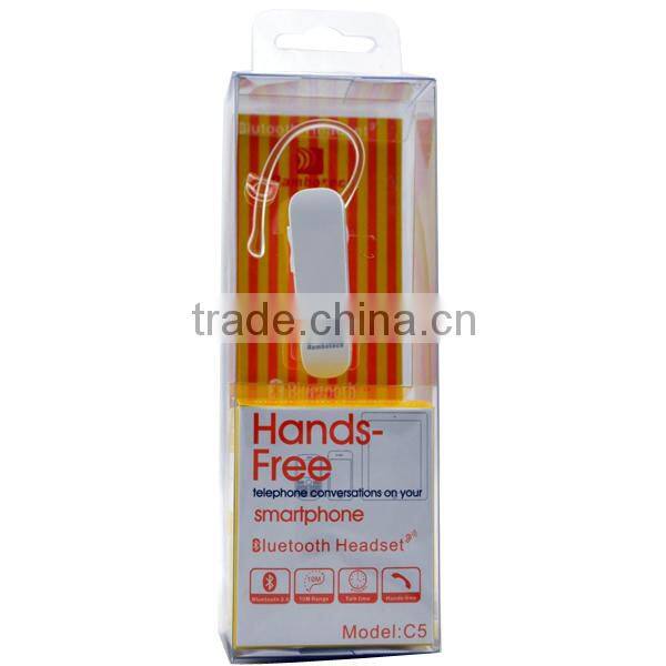 Popular white cheap mono bluetooth wireless earphone