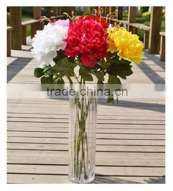Wholesale modern real touch artificial peony flower/real touch peony flower