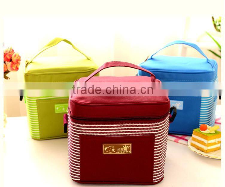 2015 new design 6 can picnic insulated cooler lunch bag