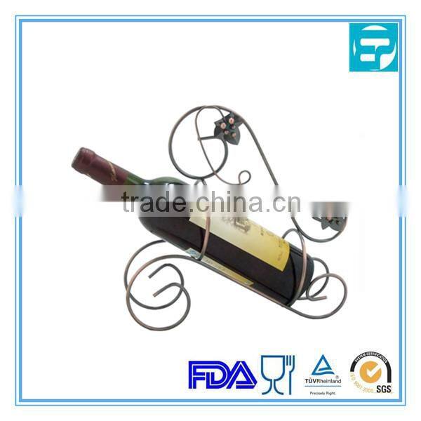 iron hanging wine rack