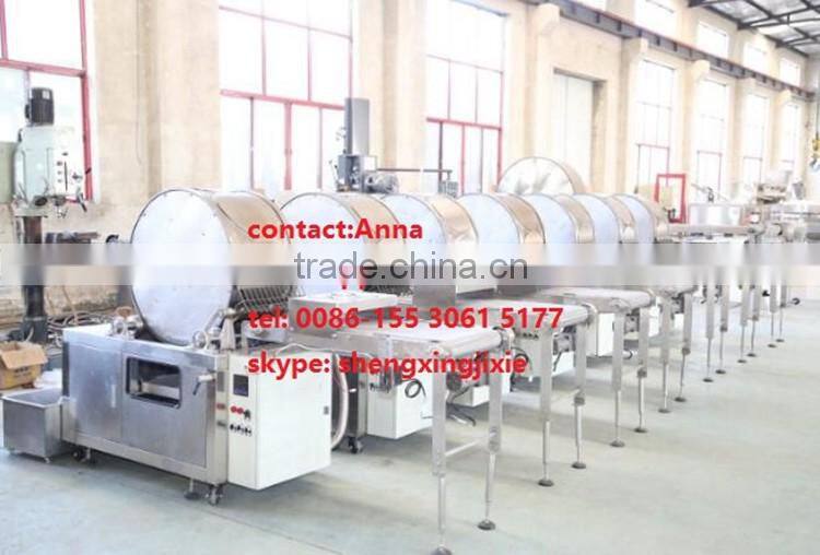 automatic crepe machine/crepes making machinery/spring roll sheets machine/samosa pastry machine ( real factory not trader)