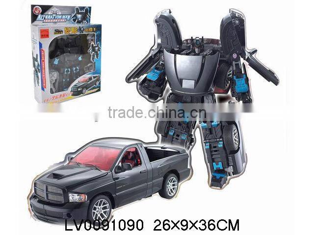 Cheap high quanlity plastic robot toy with light for children