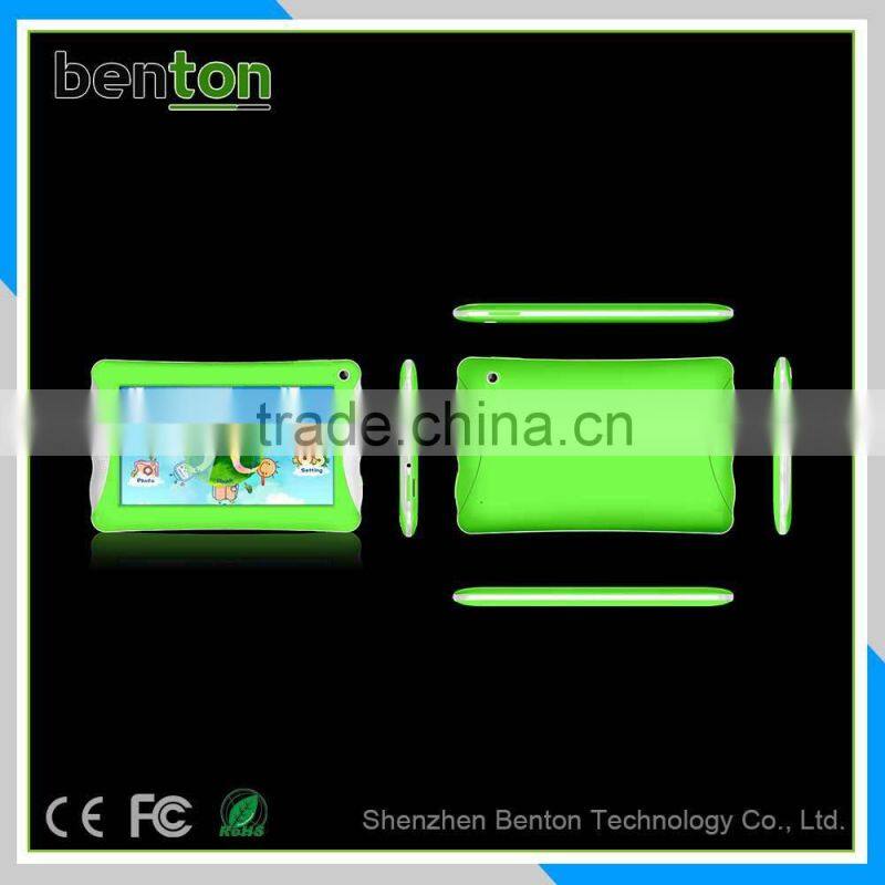 New product 7" Dual core Children Special Software Android educational tablet for kids