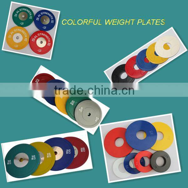 Accessories of Colorful Rubber Weight Plate/Gym Weights Plates/Iron Weight Plate