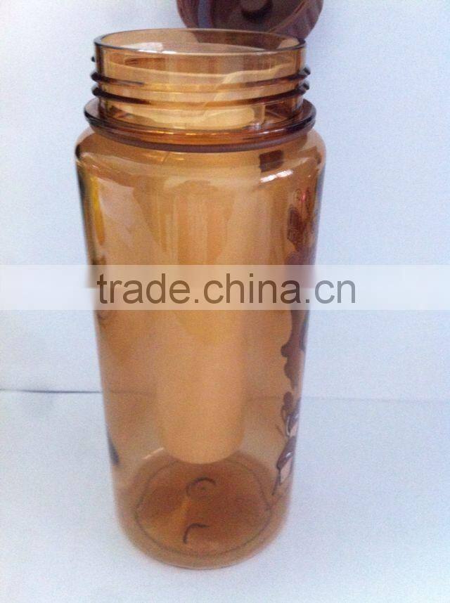 2014 hot hot hot 400ml BPA free kids'water bottle with ice tube