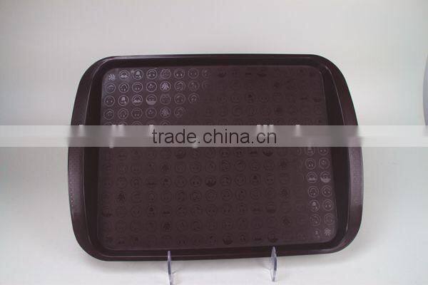 anti-sllip tray plate