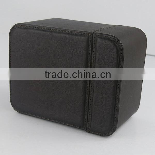 Fashion Wooden Leather Watch Box For Men