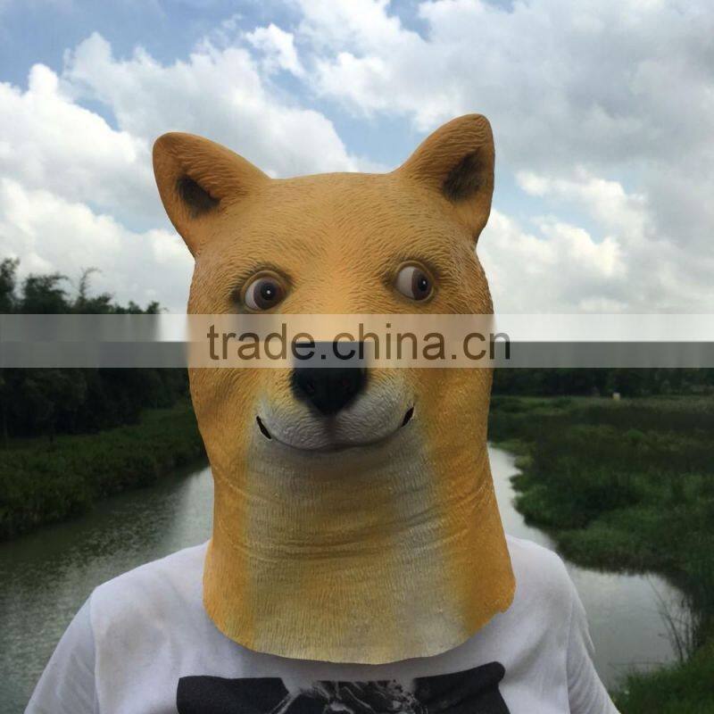Halloween newest dress up head Latex material big rooster mask for cosplay